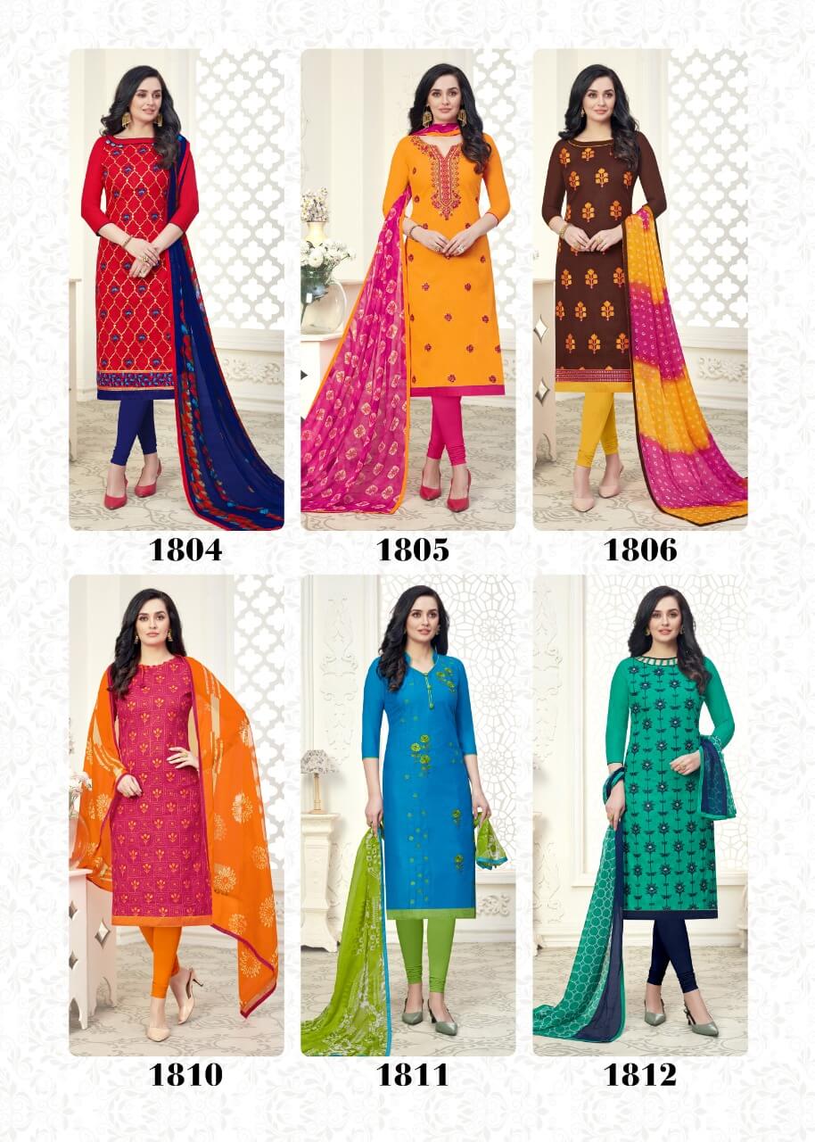 Relish 18 Latest Casual Regular Wear Slub Cotton With Unique Work Printed Cotton Collection
